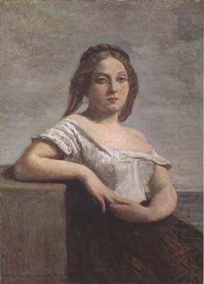 La blonde Gasconne (mk11), Jean Baptiste Camille  Corot